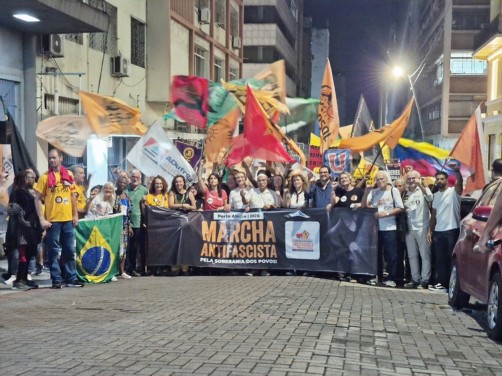 Marcha Antifascista- Porto Alegre 2025.